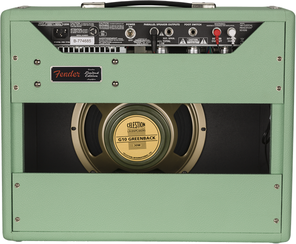 Fender Limited Edition 68 Princeton in Surf Green Tolex FNDB792502