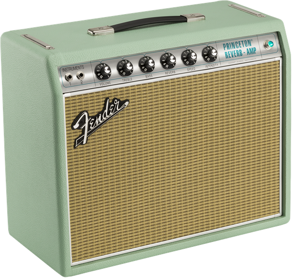 Fender Limited Edition 68 Princeton in Surf Green Tolex FNDB792508