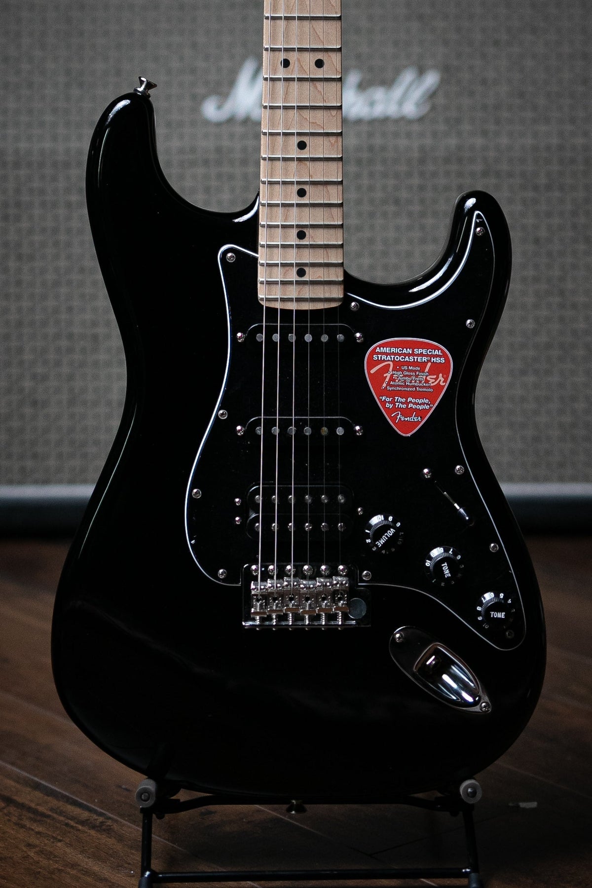 Fender American Special Stratocaster HSS Electric Guitar - Black